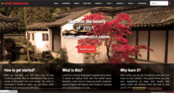Desktop Screenshot of latex-tutorial.com
